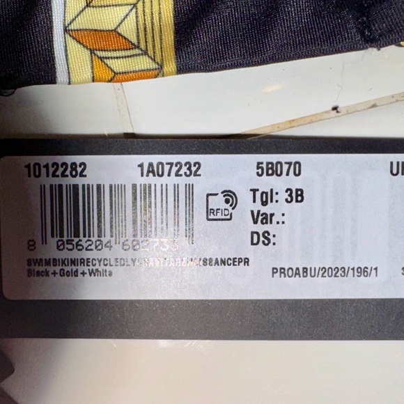 Versace Barocco Swim Top 3B (US 36 B) NWT - Picture 12 of 12